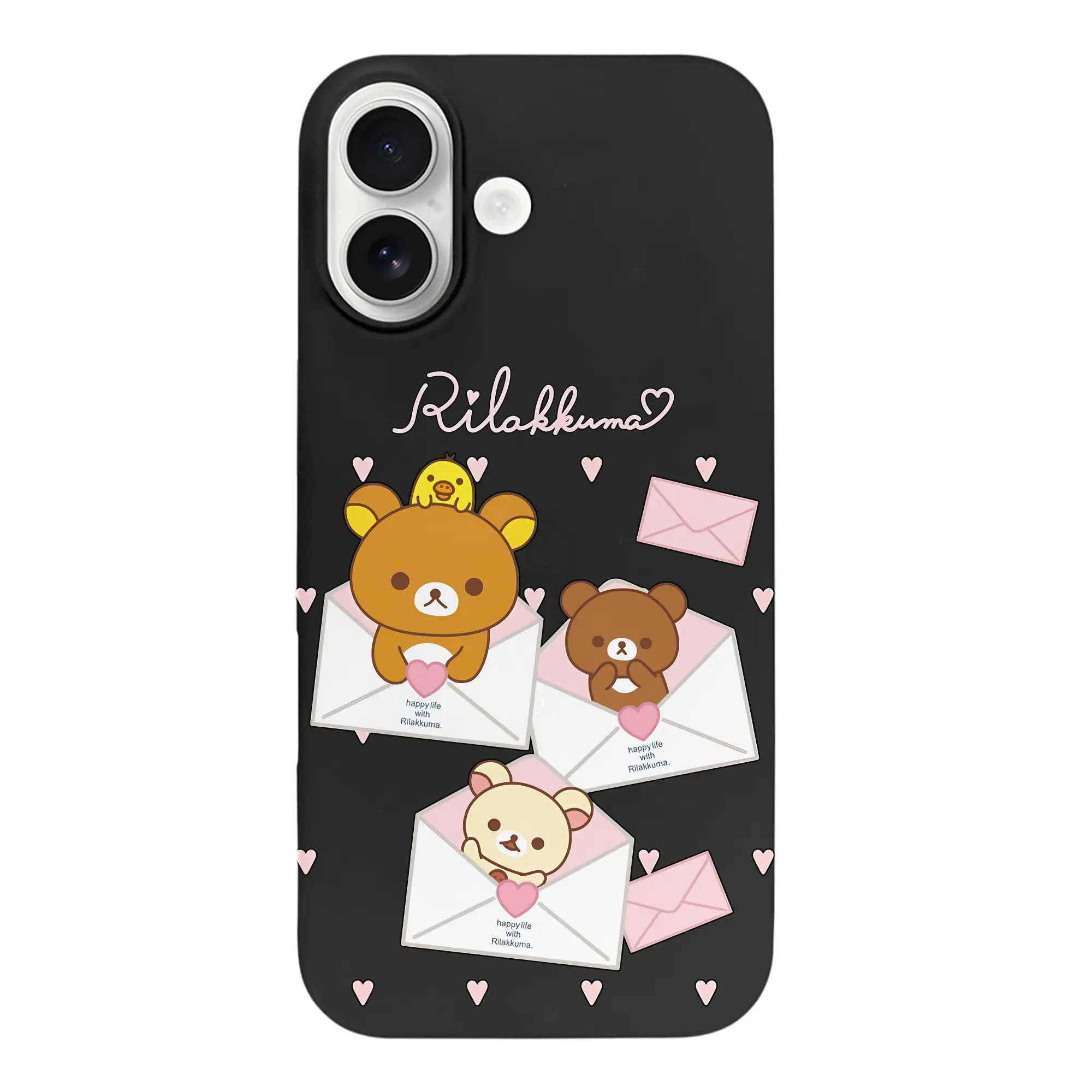 リラックマ (Rilakkuma) グッズ リラックマ (Rilakkuma) - iPhone 17 シリーズ シリコンケース 薄型 耐衝撃 指紋防止 ソフトタッチカバー 精密フィット 傷防止 保護ケース iPhone 17/17 Air/17 Pro/17 Pro Max 対応